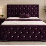 Black Florida Double Bed with Modern Finish - Luxury Florida Double Bed