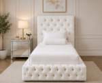 Ambassador Classic Single Bed Frame - White Single Bed - Image 2