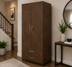 Premium Two Door Wardrobe with Two Drawers - Image 2