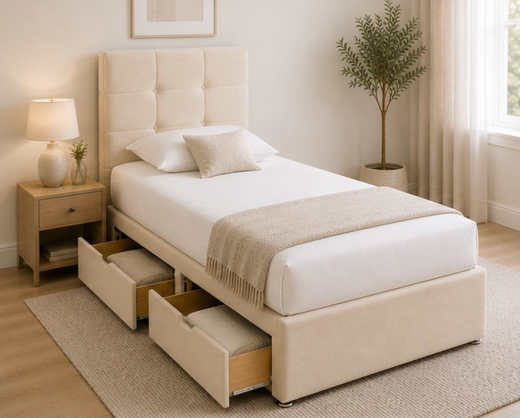 18 Professional Single Divan Bed Frame – Premium Furniture - Image 1