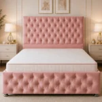 Luxury Upholstered Double Divan Bed Frame – Soft & Durable
