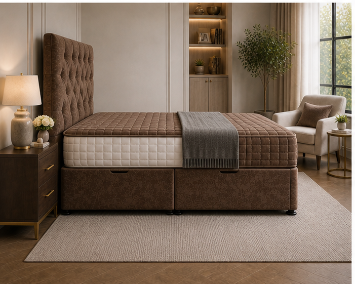 19 Contemporary King Size Ottoman Storage Bed - Image 1