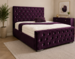 Maroon Bed Frame - Florida King Size Bed Frame - Image 5