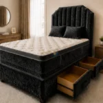 Divan Bed with Drawer Storage - Double Divan Bed Base for Spacious Rooms