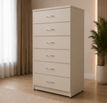 Stylish Bedroom Drawer Unit – 6 Drawer Storage - Image 2