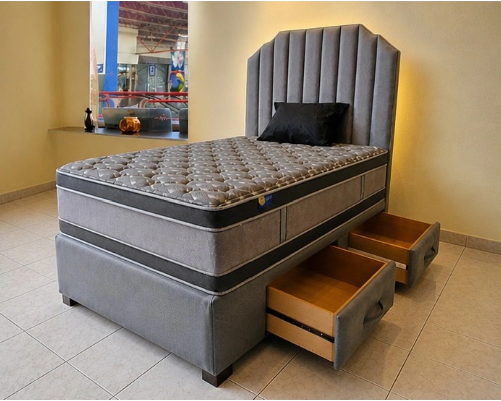 20 Stylish Ottoman Bed for Master Bedroom King Divan Bed Set with Mattress Option - King Divan Bed - Image 1