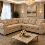 Stylish L Shape 5 Seater Sofa - Ashwin Family Corner Sofa – Premium 5 Seater