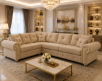 Stylish L Shape 5 Seater Sofa - Ashwin Family Corner Sofa – Premium 5 Seater - Image 2
