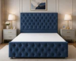 Upholstered Double Divan Bed Frame – Luxury & Comfortable Design