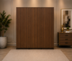 Classic Premium 6 Door Wardrobe with Mirror - Luxury Storage Cabinet with Drawers - Image 4