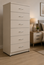 Stylish Bedroom Drawer Unit – 6 Drawer Storage - Image 4