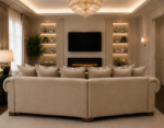Premium 5 Seater Sofa Sofa - Verona Corner Lounge Sofa – Contemporary 5 Seater - Image 4