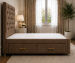 Comfortable Single Divan Bed – Soft & Elegant Upholstery - Image 3