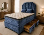 Double Divan Bed with Quality Upholstery - Double Divan Bed - Image 2