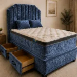 Double Divan Bed with Quality Upholstery - Double Divan Bed