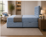 Contemporary Double Ottoman Storage Bed - Image 4