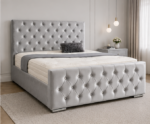 Florida Grey King Size Bed with Elegant Style - King Size Bed with Modern Design