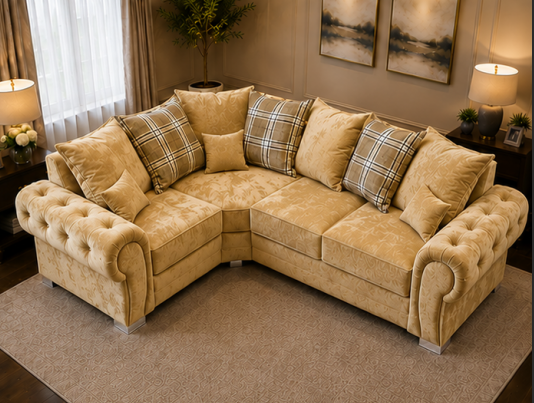 26 Verona Spacious Corner Sofa – L Shape Corner Sofa - Image 1