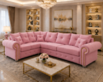 Ashwin L Shape Sofa – Premium 5 Seater Sofa - Ashwin 5 Seater Sofa - Image 2