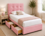 Contemporary Single Divan Bed – Luxury & Stylish Design
