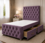 Modern Single Divan Bed Frame – Premium Bedroom Furniture - Image 2