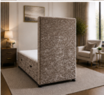 Soft Touch Fabric Single Ottoman Bed Frame - Image 4