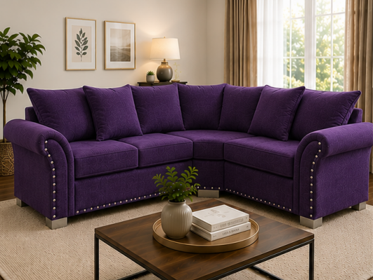 28 Harrison Luxury Corner Sofa – Large 4 Seater - Image 1