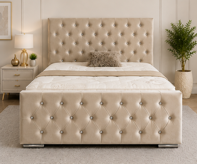29 Florida Bedroom Double Bed with Elegant Style - Image 1