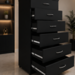 Chest of Six Drawers - Elegant 6 Storage Chest - Spacious Bedroom Chest