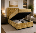 High-End Single Ottoman Storage Bed Frame - Image 2