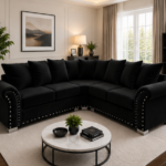 Harrison L Shape Sofa – Elegant 5 Seater Sofa – Stylish 5 Seater Large Sofa