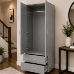 Luxury Two Door Wardrobe with Two Drawers