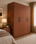 Space Saving 4 Door Wardrobe – Practical Bedroom Solution - Image 2