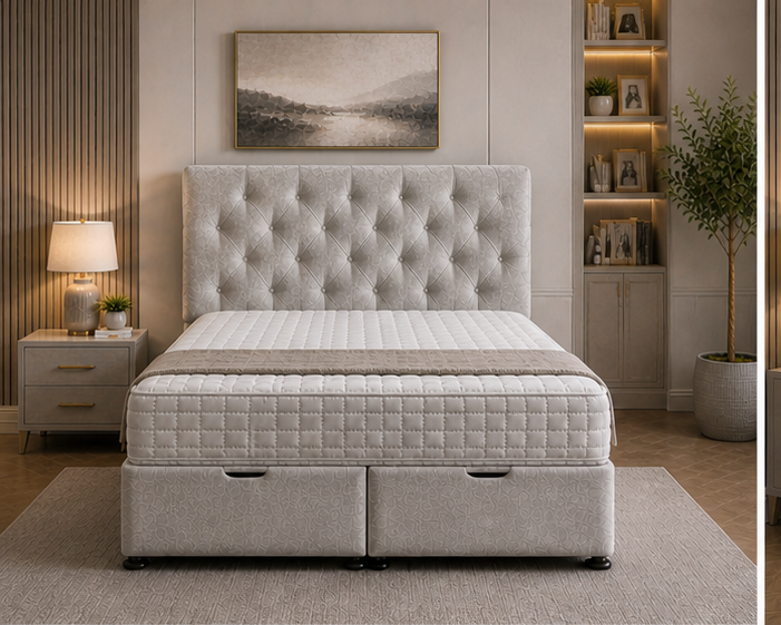 32 Double Bed - Modern Double Ottoman Bed Frame - Image 1