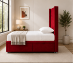Modern Living Winged Bed - Royal Style Panel Single Bed - Image 3
