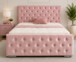 Florida Pink King Size Bed for Elegant Bedrooms - Florida Classic King Size Bed with Modern Touch - Image 2