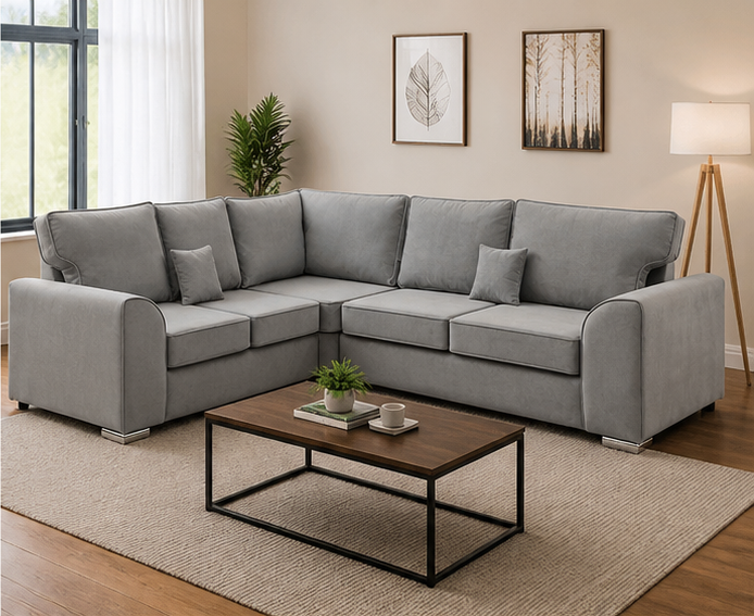 34 Modern Living Room Choice - 5 Seater Corner Sofa – Stylish & Durable Design - - Image 1