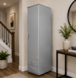 Luxury One Door Wardrobe with Two Drawers - Image 3