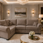 4 Seater Corner Sofa - Ashwin Stylish 4 Seater Sofa - Stylish L Shape Sofa