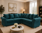 Harrison Modern Corner Sofa - Elegant 5 Seater Sofa – Stylish 5 Seater Large Sofa -