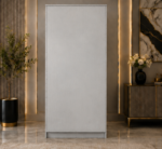 Modern Storage Wardrobe with 3 Drawers & Mirror - Image 3