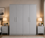 Large 4 Door Wardrobe – Premium Family Storage Wardrobe - Image 4