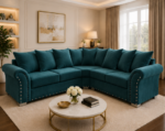 Harrison Modern Corner Sofa - Elegant 5 Seater Sofa – Stylish 5 Seater Large Sofa - - Image 3