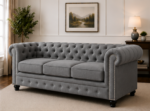 Nicole Luxury 3 Seater Sofa - Image 3