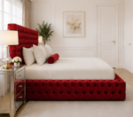 Ambassador Double Bed Frame - Red Ambassador Bed - Image 3