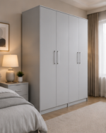 Large 4 Door Wardrobe – Premium Family Storage Wardrobe - Image 2
