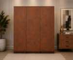 6 Door Wardrobe with Drawers - Wooden Wardrobe with Drawers - Wardrobe with 2 Mirrors - Image 4