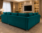 Ashwin Modern Corner 5 Seater Sofa – Spacious Family Sofa - Image 4