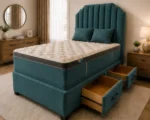 Double Divan Bed with Modern Style - Bed with Drawers