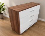 Luxury Spacious Wooden Drawer Cabinet - Chest of Four Drawers - Image 4
